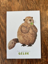 Wenskaart Overdosis geluk