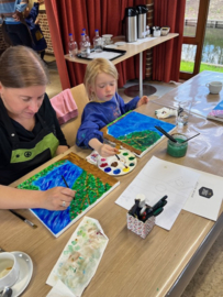 Ouder-kind "Uiltjes op canvas" 12 augustus 2025