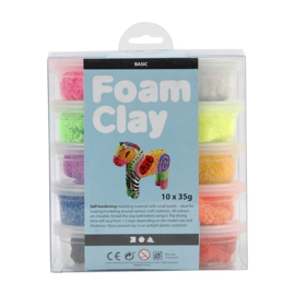 Foam Clay Basiskleuren set van 10