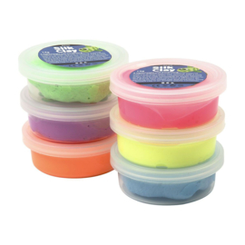 Silk Clay neon kleuren set van 6