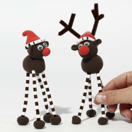 KERST "Kersfiguren uit Silk Clay" Dinsdag 23 december 6 - 10 jaar