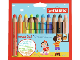 Stabilo Woody 10 stuks