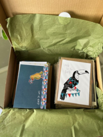 Wenskaartbox 40 stuks Atelier Artuur en Vive la Fleur