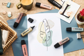 Stabilo Boss Nature 4 stuks Roodtinten