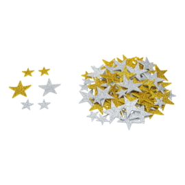 Foamstickers glitter STERREN