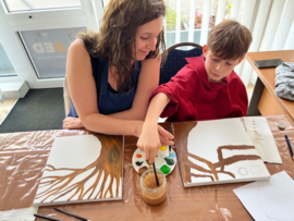 Ouder-kind "Uiltjes op canvas" 12 augustus 2025
