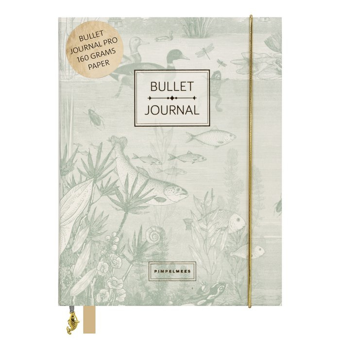 Pimpelmees Bullet Journal Vintage green