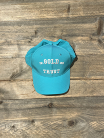 In Gold We Trust pet unisex voor jongen of meisje groot