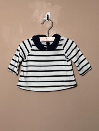 Petit Bateau top voor meisje van 1 / 3 maanden met maat 60 cm