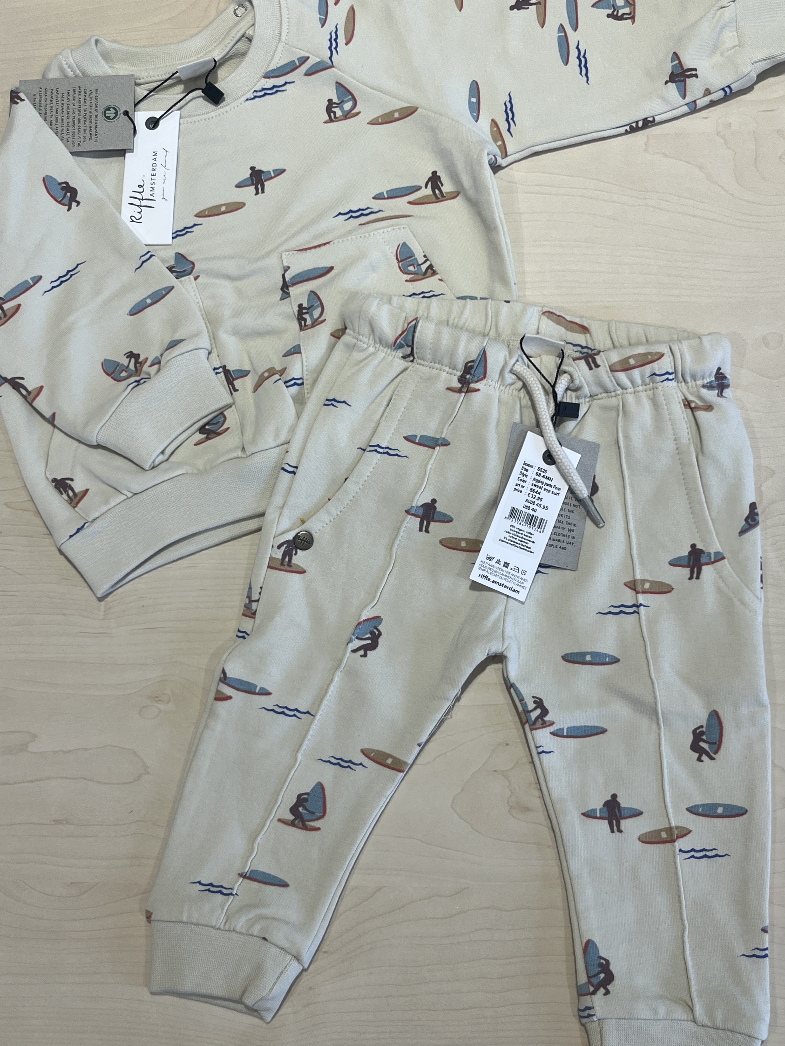 Riffle sweater voor jongen van 1 maand met maat 56