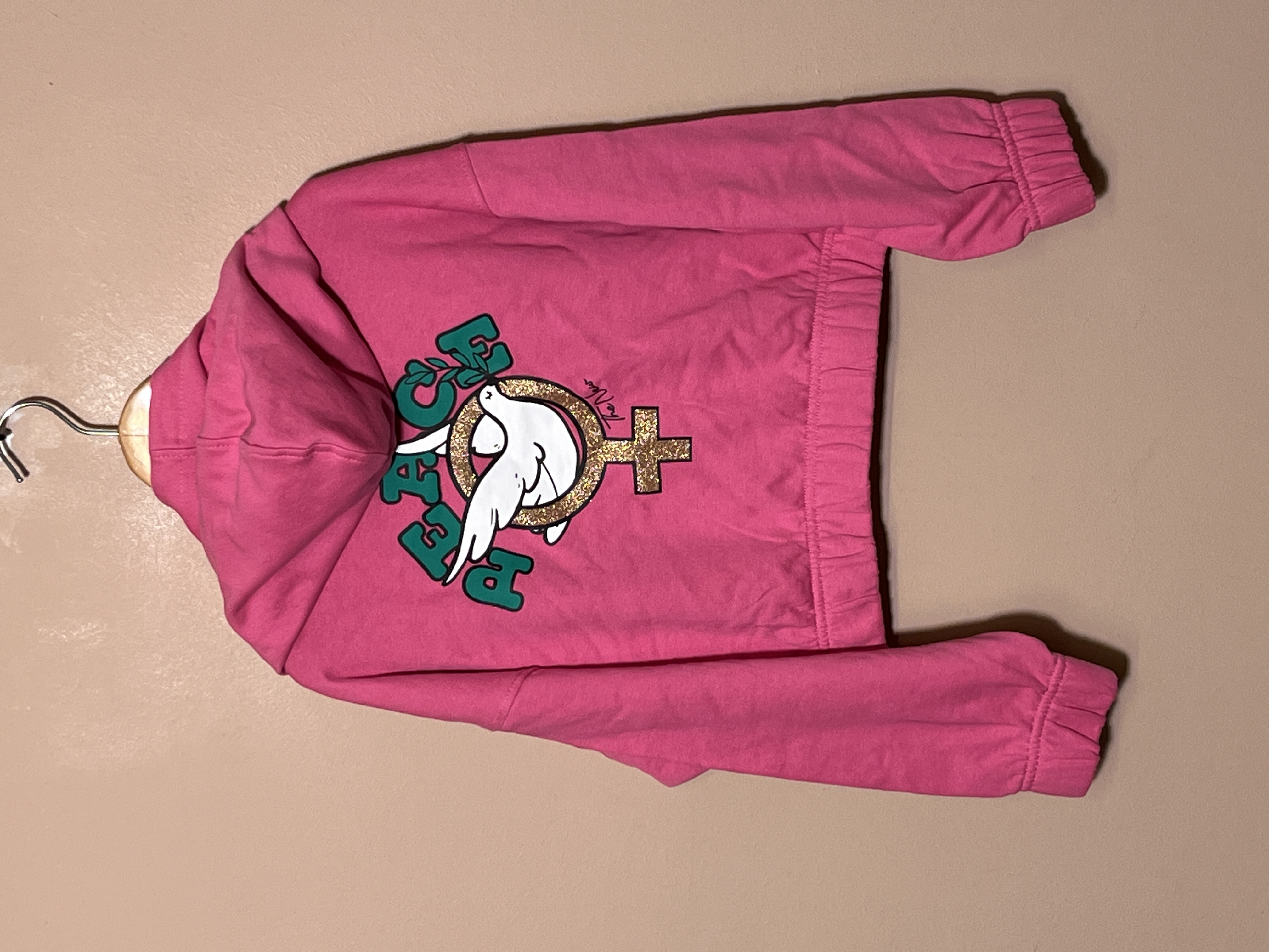 The New hoodie voor meisje van 7 / 8 jaar met maat 122 / 128