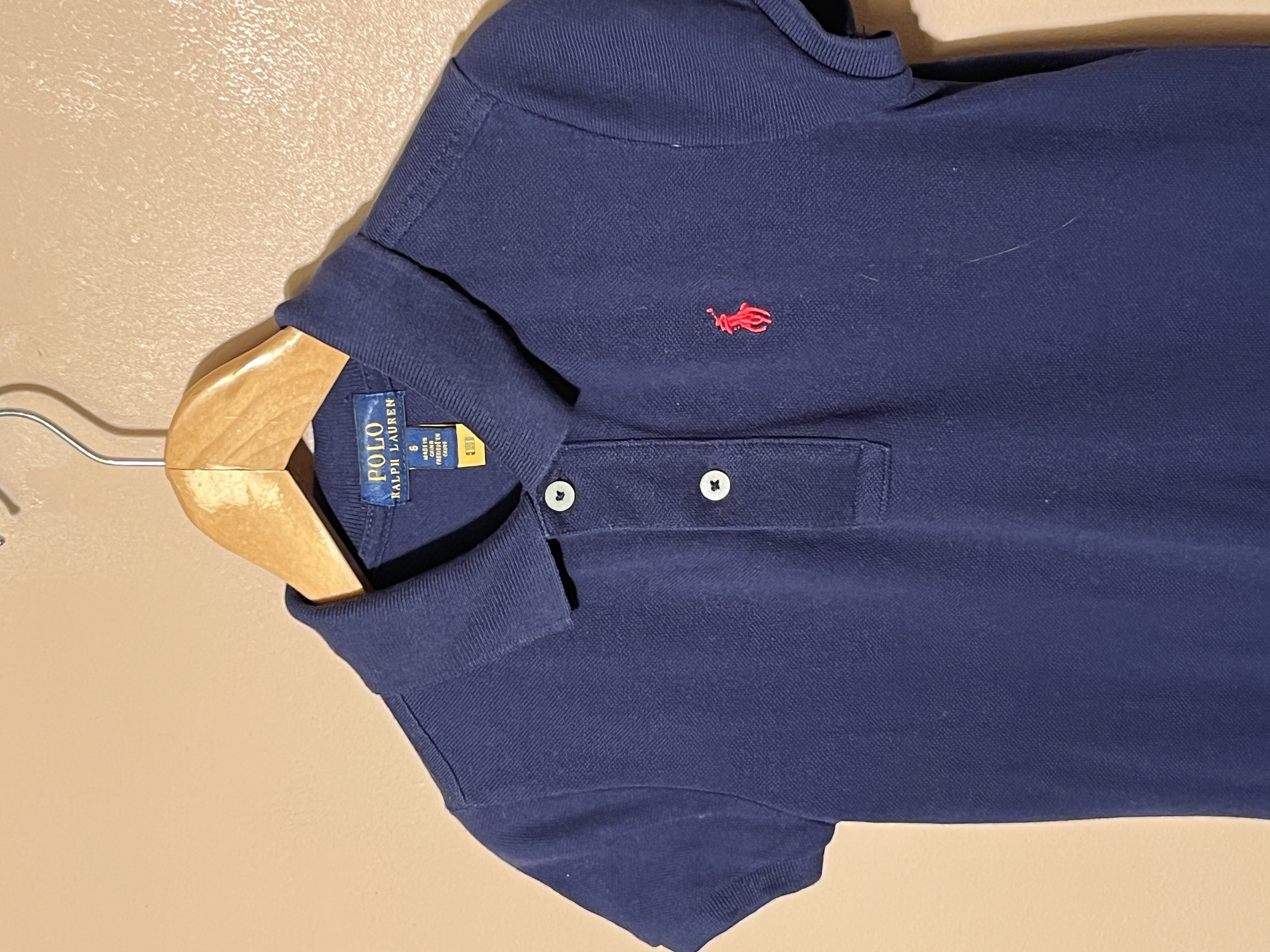 Polo Ralph Lauren jurk voor meisje van 6 jaar met maat 116
