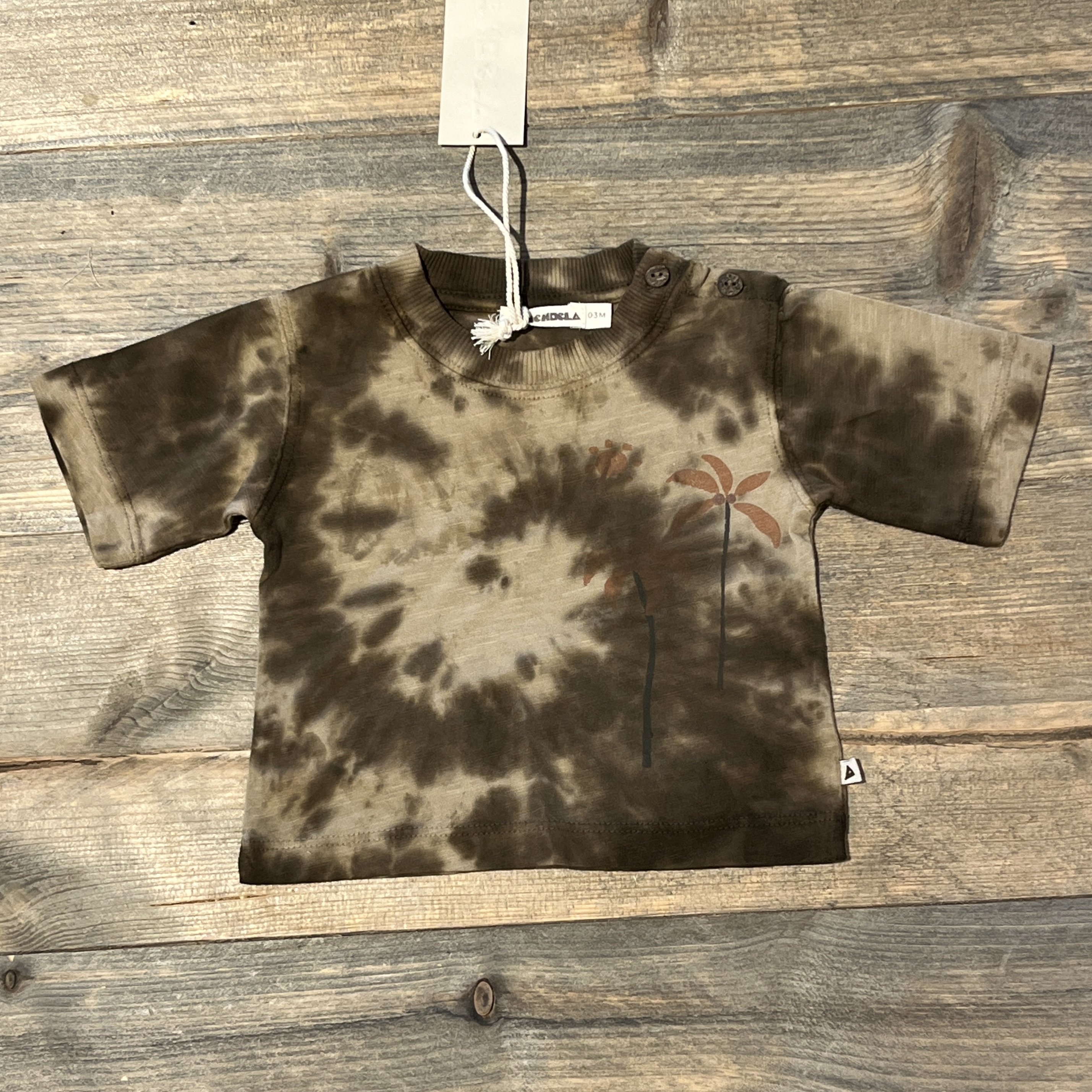 Ammehoela t-shirt voor jongen of meisje van 0 / 3 maanden met maat 50 / 62