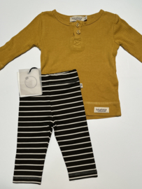 Blossom Kids zacht broekje / legging voor meisje of jongen van 1 / 3 maanden met maat 56 / 62