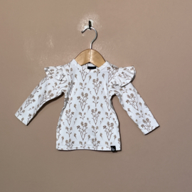 Babystyling top voor meisje van 0 / 1 maand met maat 50 / 56