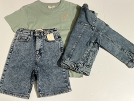 Ammehoela spijkerjas voor jongen of meisje van 1/2 jaar met maat 80 / 86 / 92