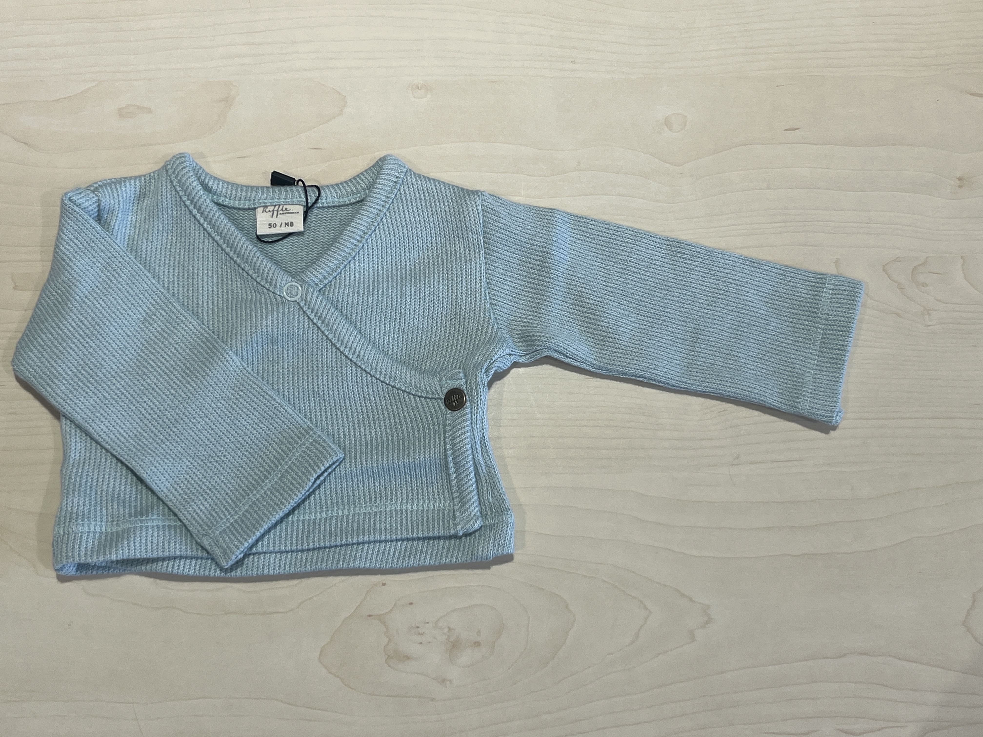 Riffle longsleeve voor jongen van 0/ 1 maand met maat 50
