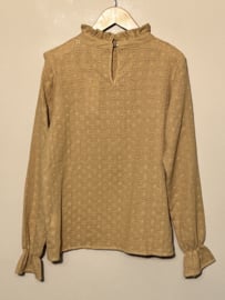 Kiestone blouse voor meisje van 9 / 10  jaar met maat 134 / 140