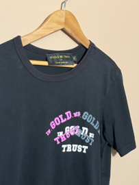 In Gold We Trust t-shirt voor jongen of meisje van 16 jaar met maat 176