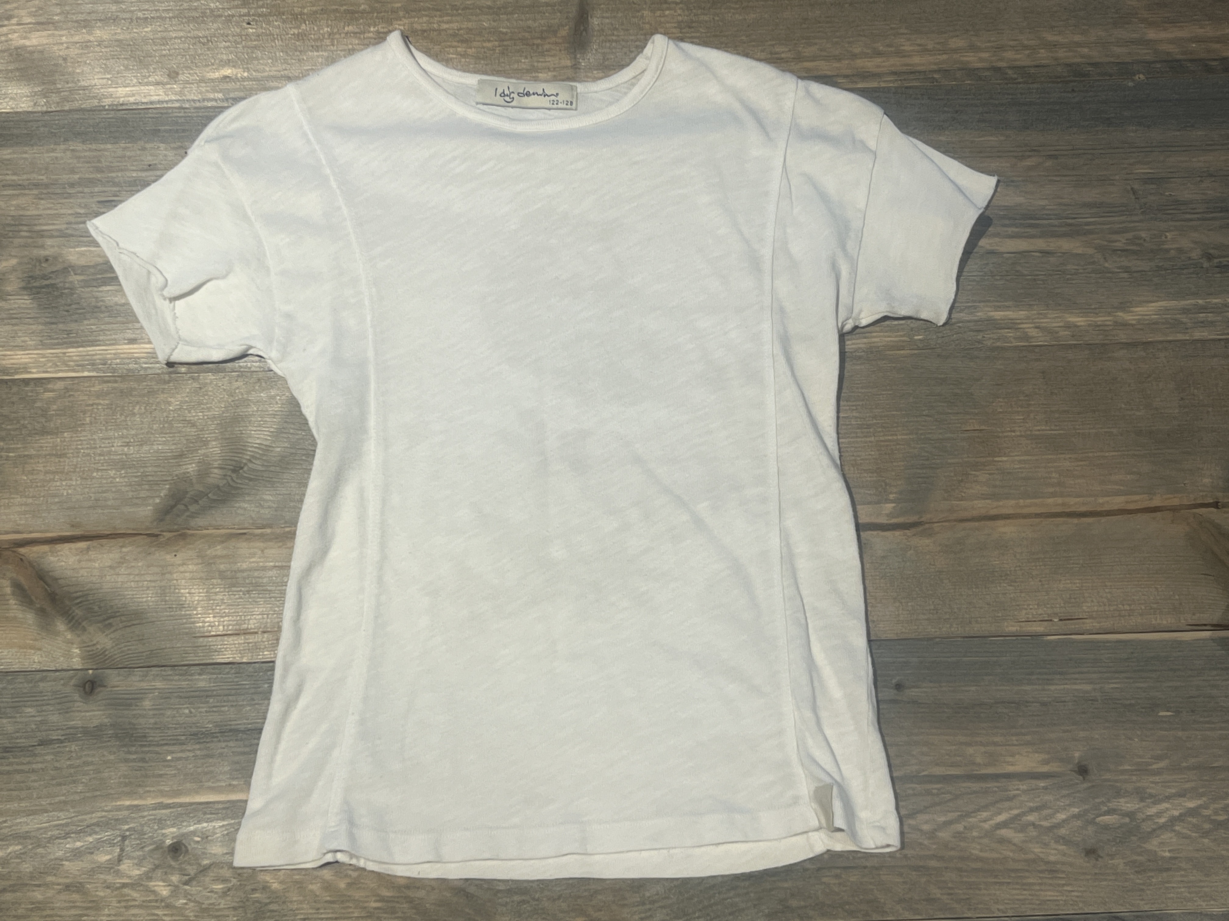T-shirt I Dig Denim voor meisje van 7 / 8 jaar met maat 122 / 128