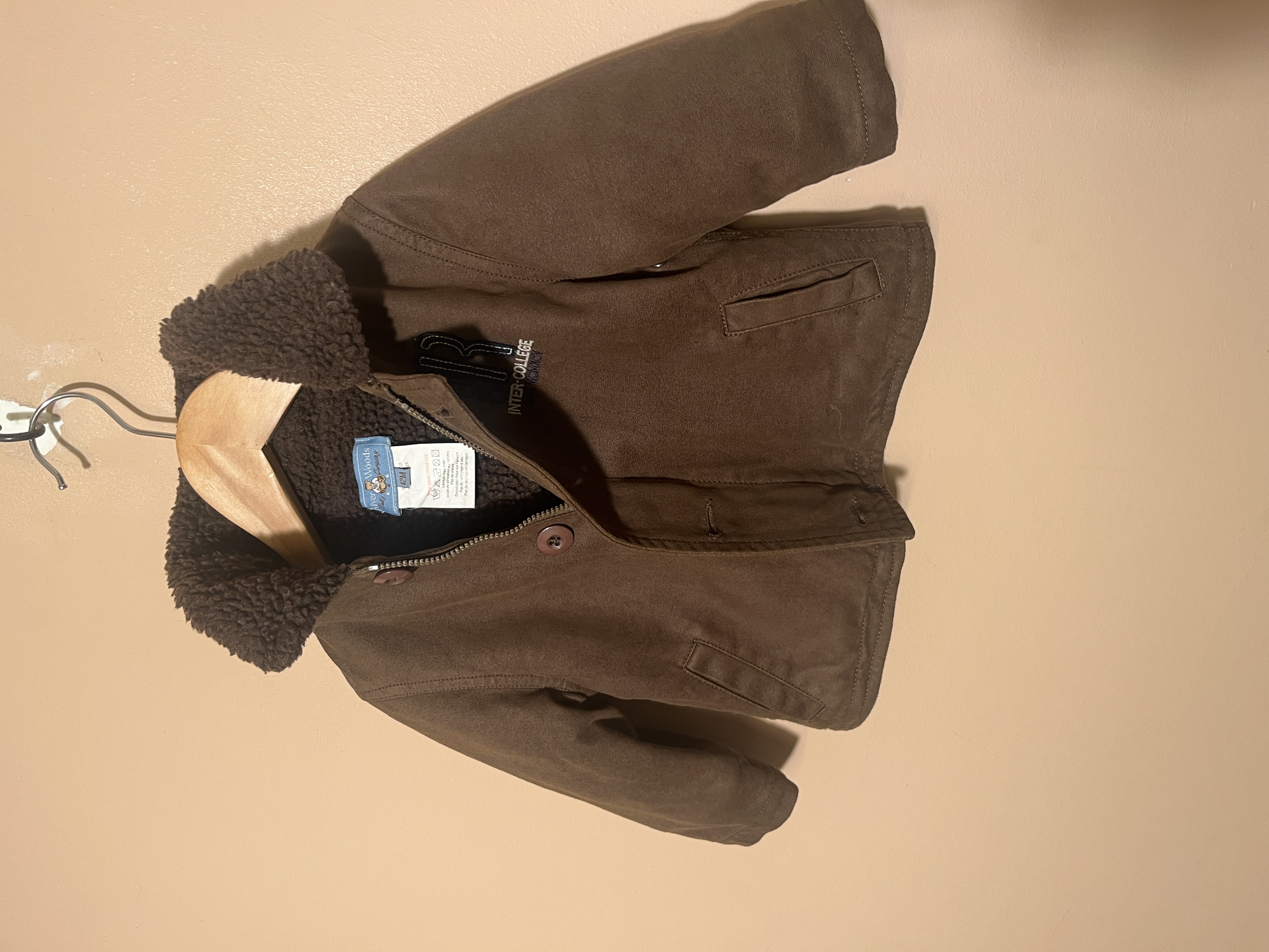 River Woods winterjas voor jongen van 1 jaar met maat 80