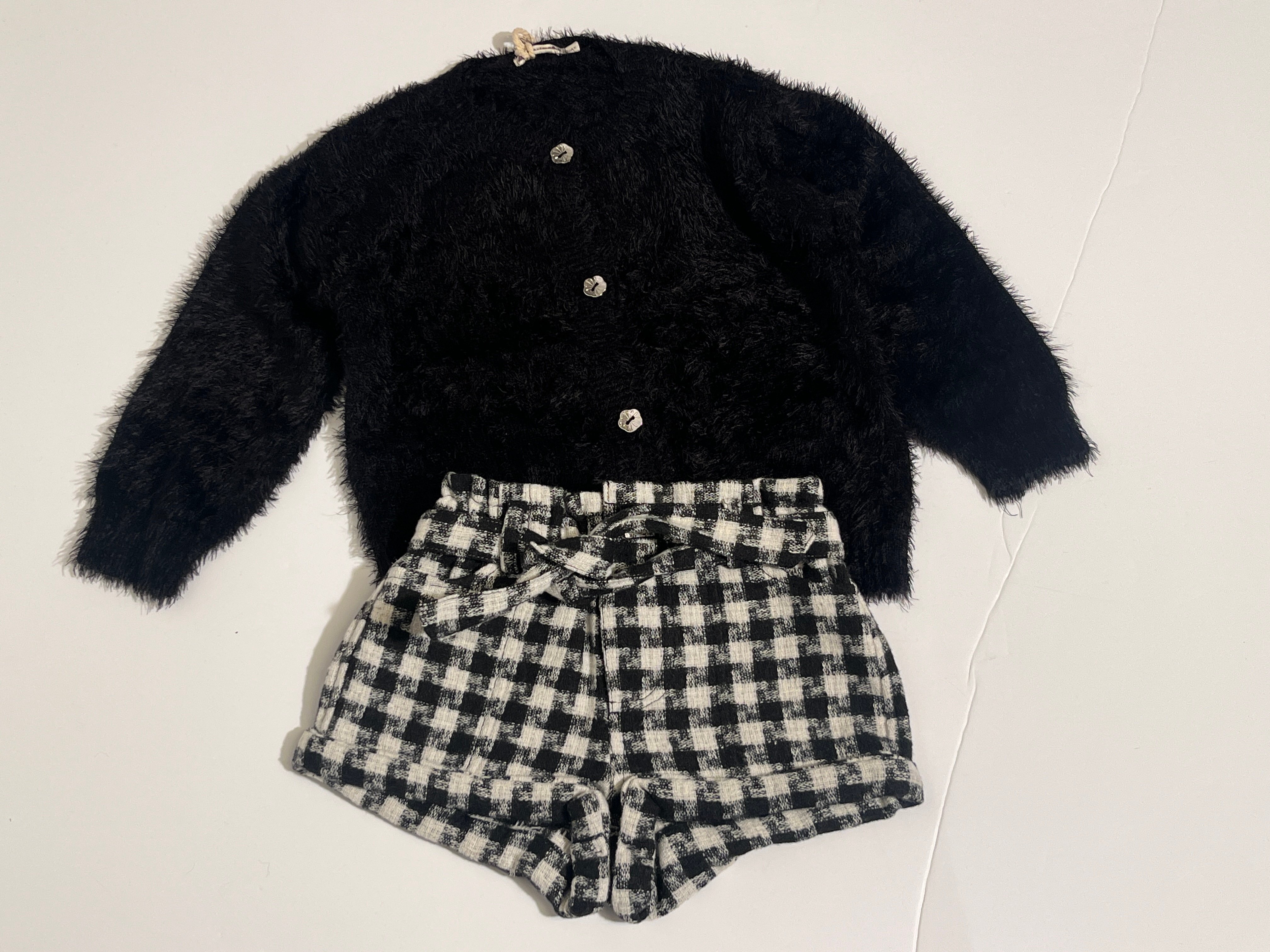 Ammehoela korte broek voor meisje van 1 / 2  jaar met maat 80 / 86 / 92