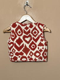 Ammehoela gilet voor meisje van 1/2 jaar met maat  80 / 86 / 92