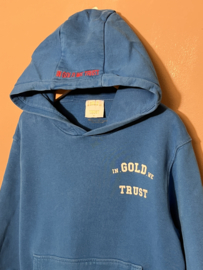 In Gold We Trust hoodie voor jongen of meisje van 12 / 14 jaar met maat  152 / 164