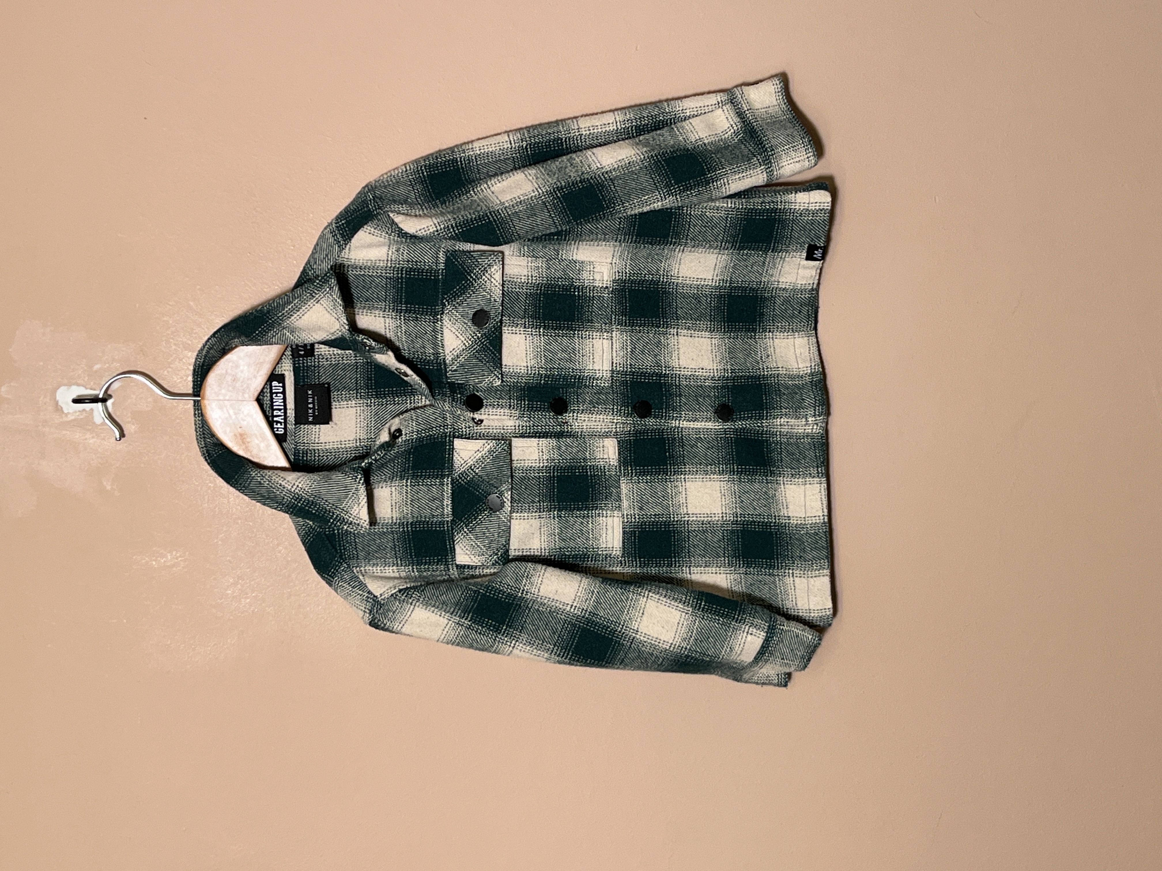 Nik&Nik overhemd longsleeve voor jongen van 4 jaar met maat 104