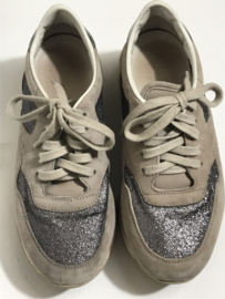 Hogan sneakers met glitters voor meisje met schoenmaat 33