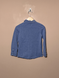 Scotch Shrunk tricot overhemd voor jongen van 4 jaar met maat 104