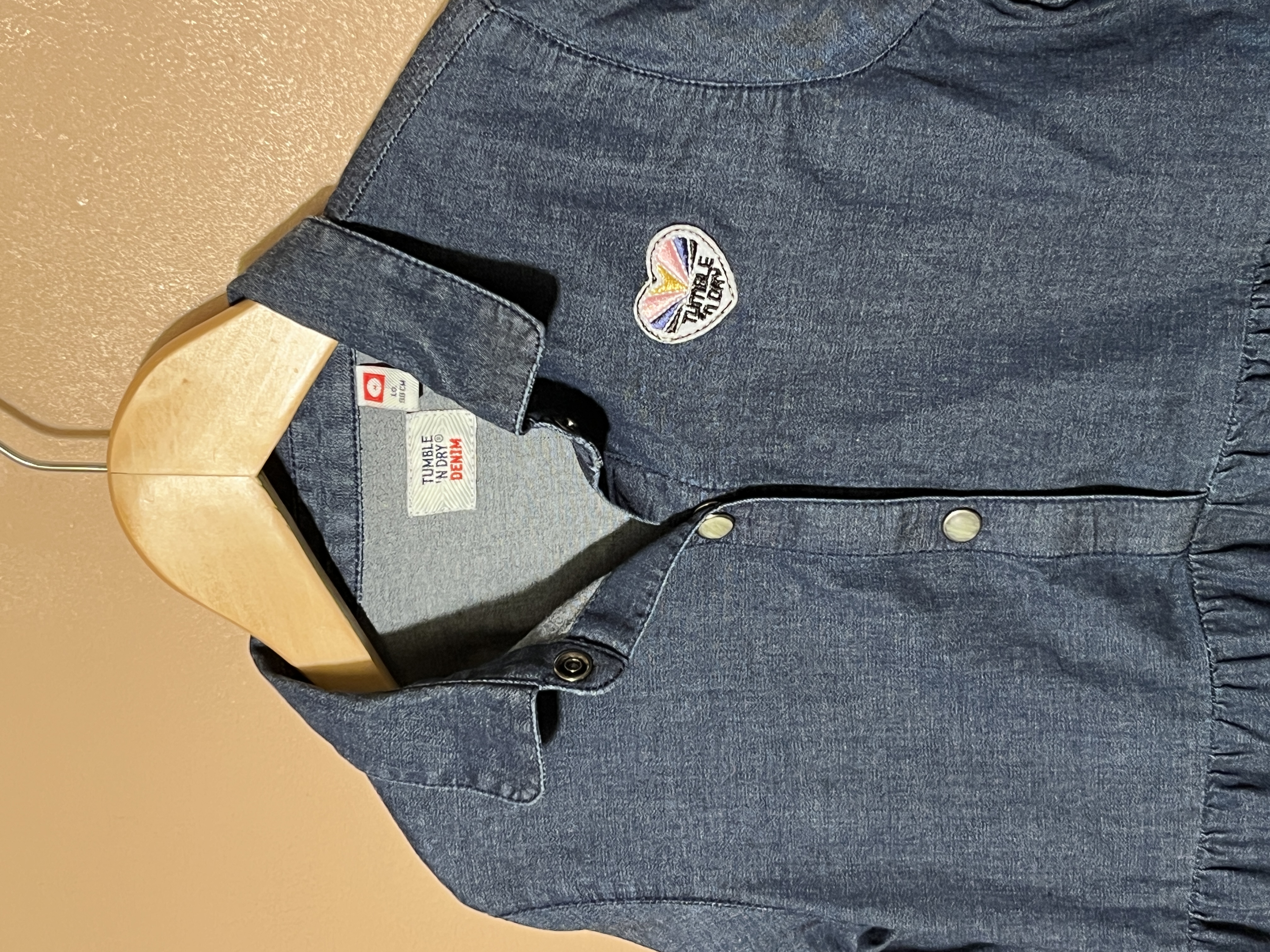 Tumble n Dry jurk voor meisje  van 3 jaar met maat 98