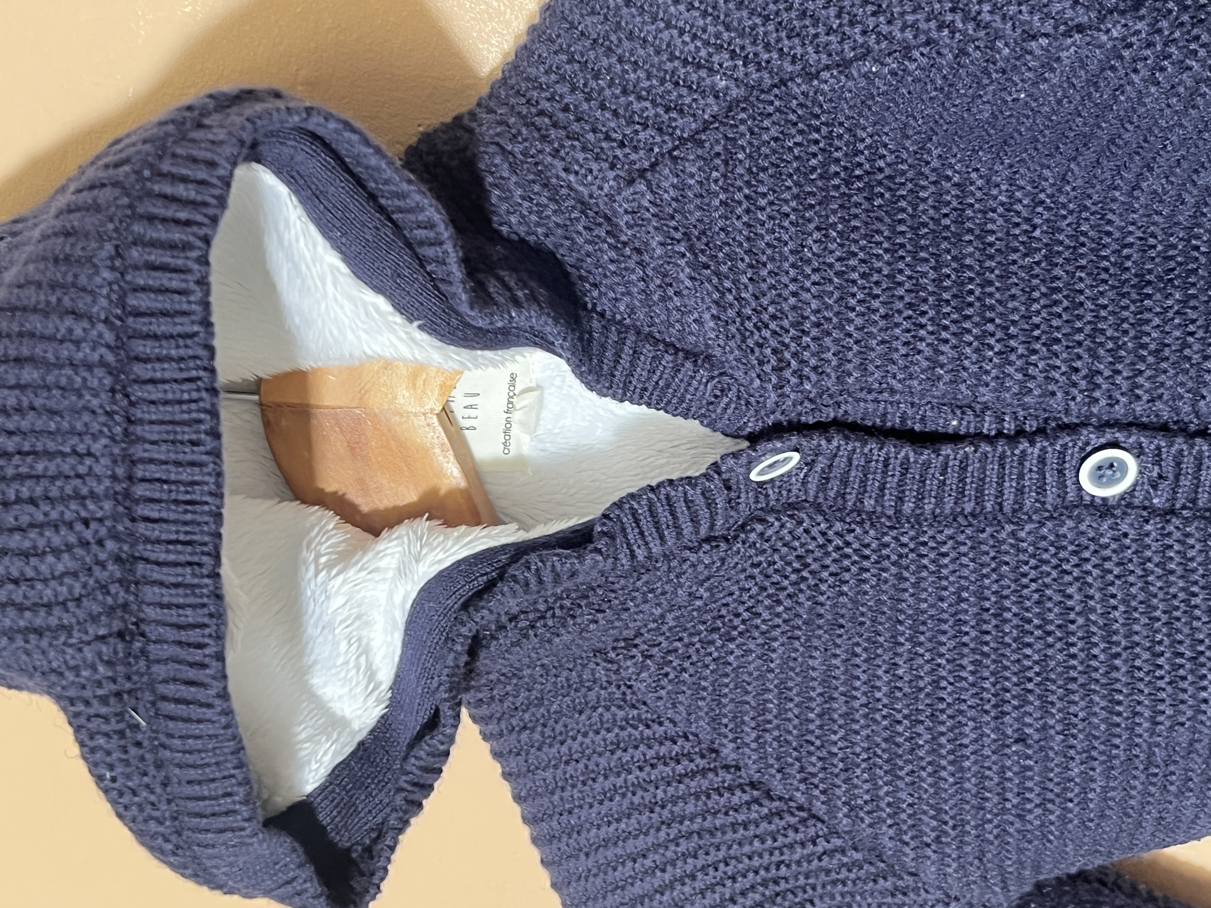 Carrement Beau jasje voor jongen of meisje van 6 maanden met maat 68