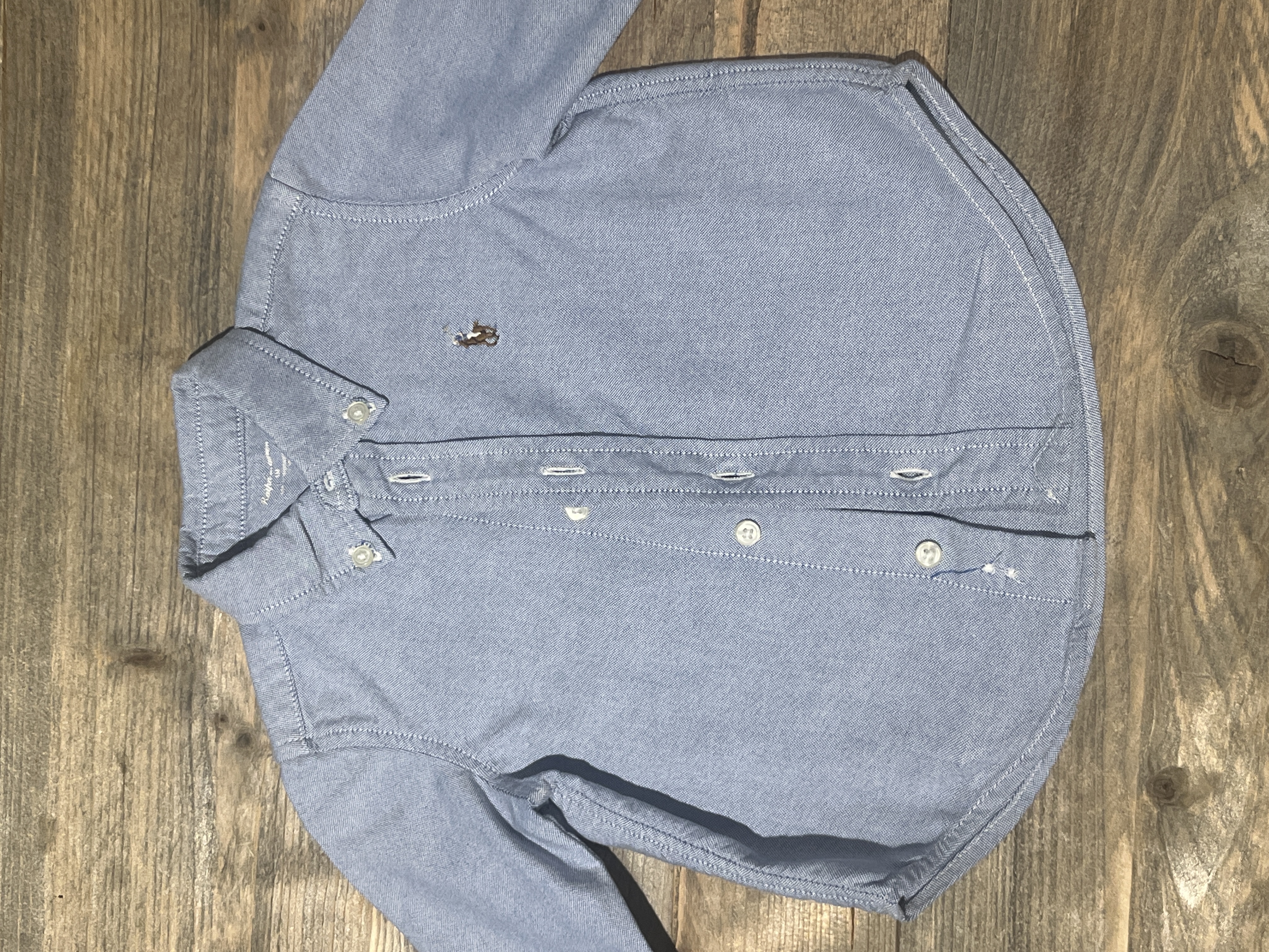 Polo Ralph Lauren overhemd voor jongen van 6 maanden met maat 68
