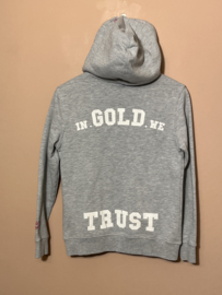 In Gold We Trust hoodie voor jongen of meisje van 14 / 16 jaar met maat 164 / 176