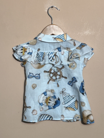 Monnalisa blouse voor meisje van 18 maanden met maat 86