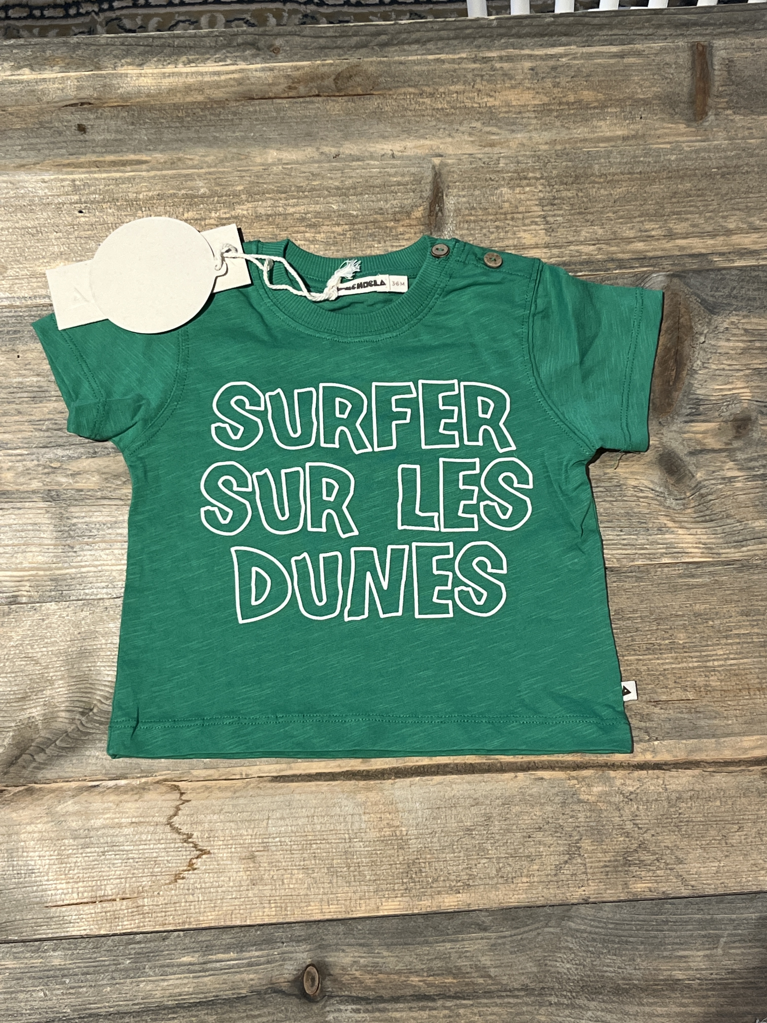 Ammehoela t-shirt voor jongen of meisje van 0 / 3 maanden met maat 50 / 62