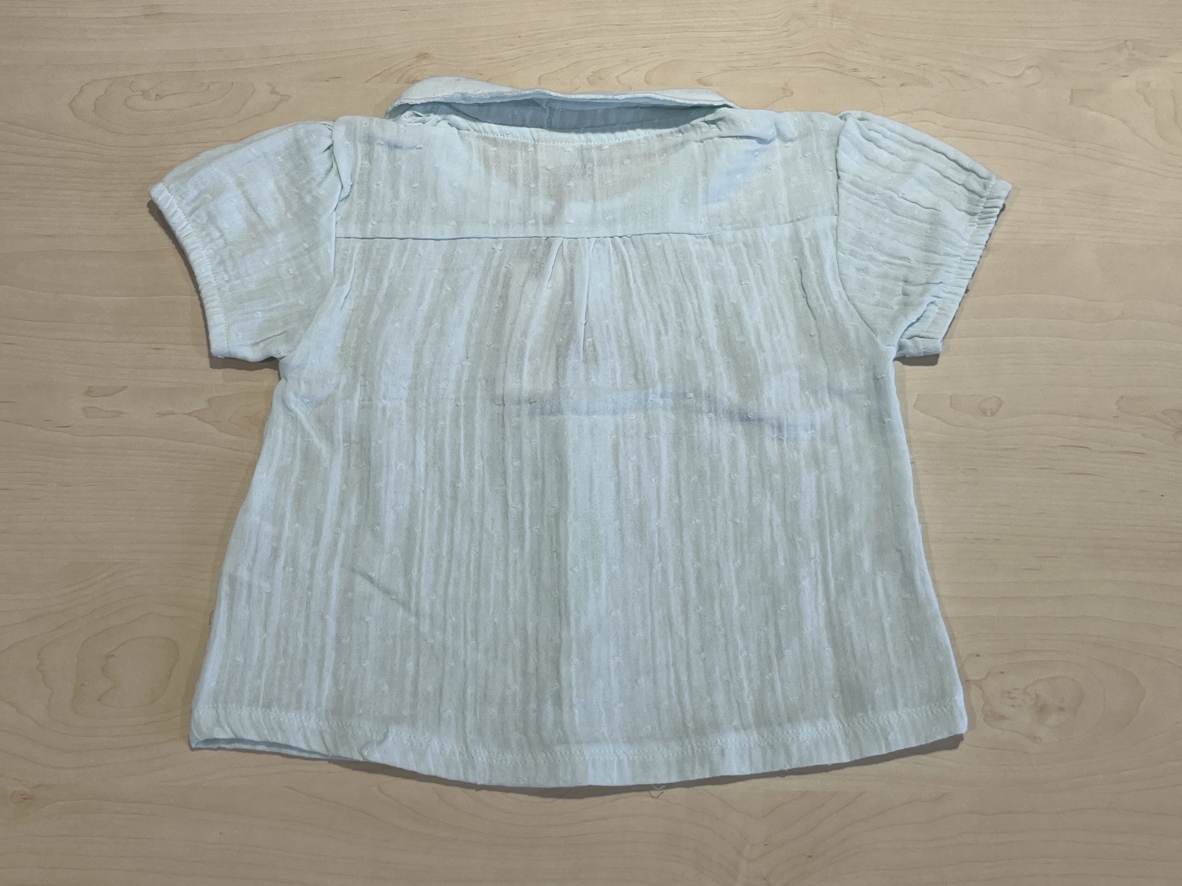 Riffle blouse voor meisje van 5 jaar met maat  110