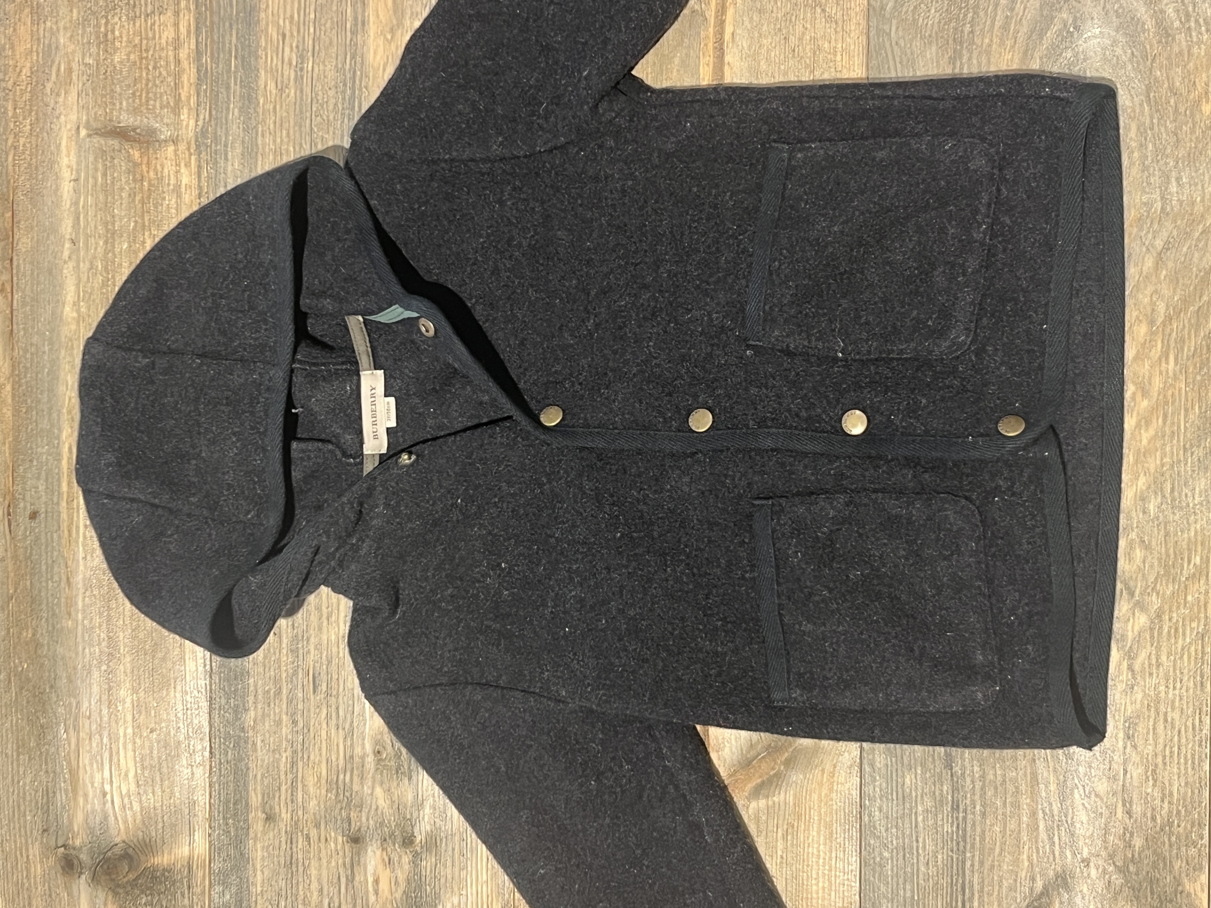 Burberry  jas voor jongen van 3 jaar met maat 98