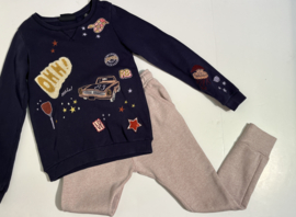 Mingo joggingbroek voor meisje van 7 / 8 jaar met maat 122 / 128