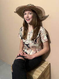 Les Coyotes de Paris LCDP blouse voor meisje van 12 jaar met maat 152