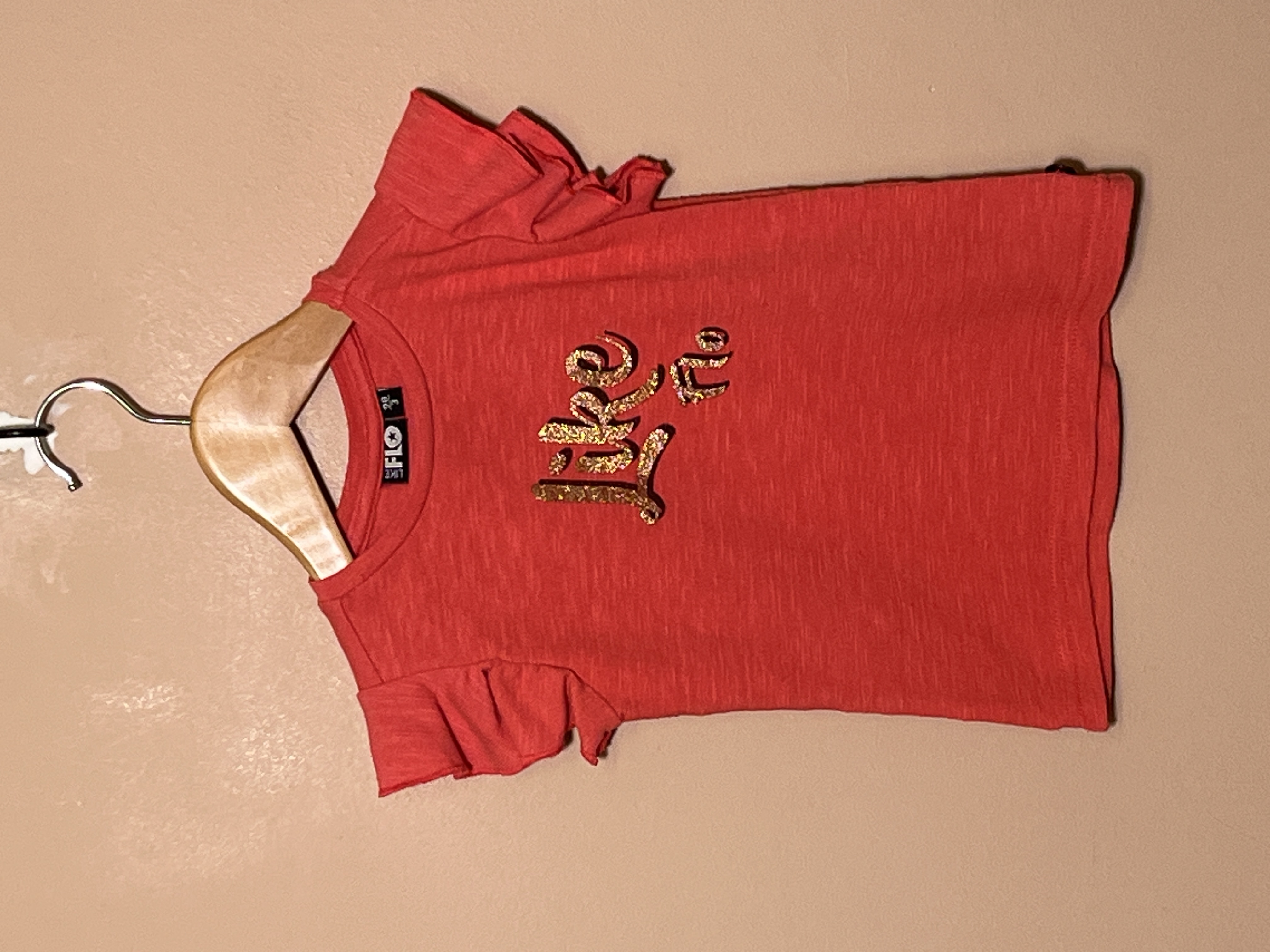 Like Flo t-shirt voor meisje van 3 jaar met maat 98