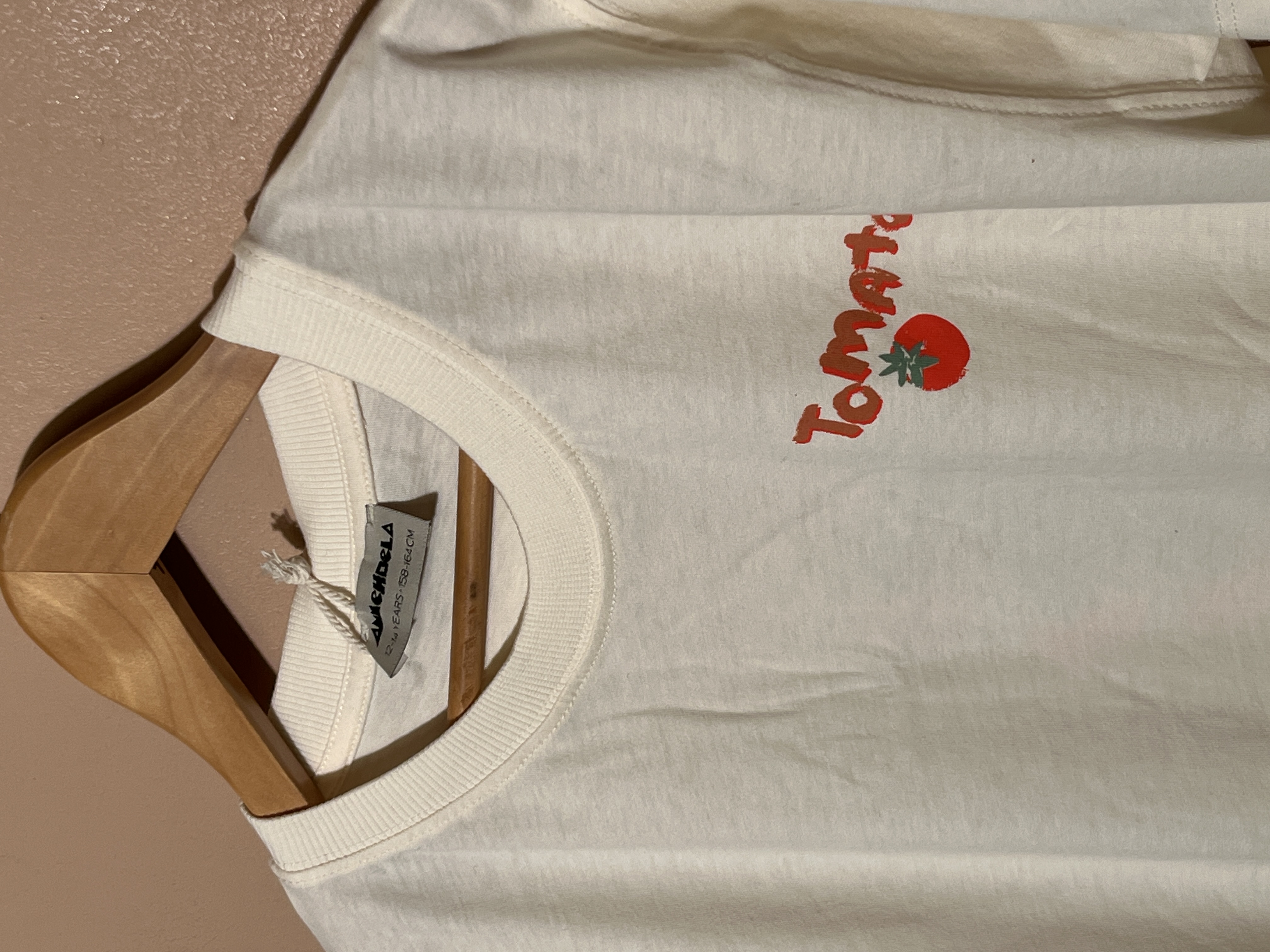 Ammehoela t-shirt  voor meisje van 12 / 14 jaar met maat 152 / 164