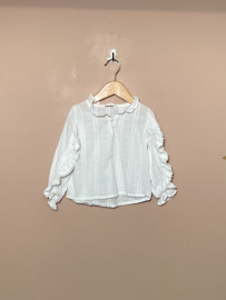 Ammehoela blouse  voor meisje van 1 / 2 jaar met maat 80 / 86 / 92