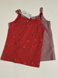 2 - Pack The New topjes voor meisje van 7 / 8 jaar met maat 122 / 128