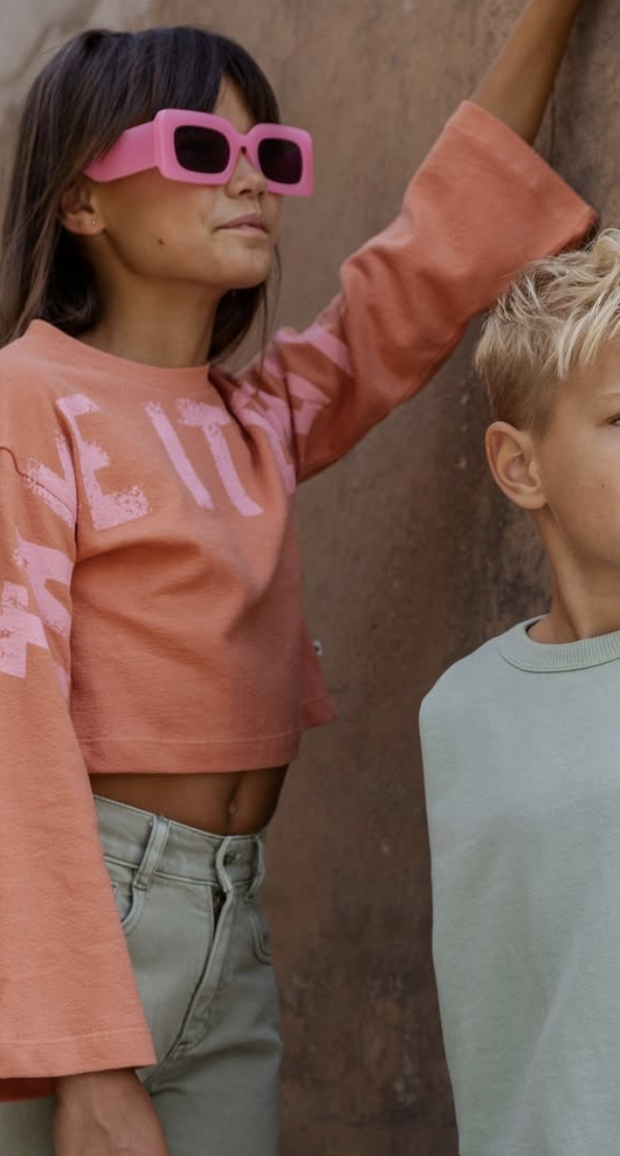 Ammehoela top voor meisje van 3 / 4 jaar met maat 98 / 104