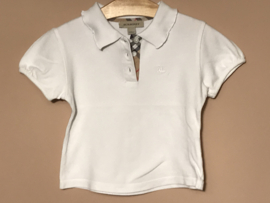 Burberry polo met korte mouwen voor meisje van 3 jaar met maat 98