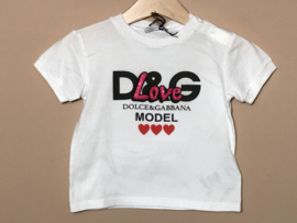 Dolce & Gabbana t-shirt voor meisje van 6 / 9 maanden met maat 68 / 74