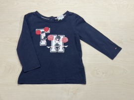 Tommy Hilfiger longsleeve voor meisje van 12 maanden met maat 80