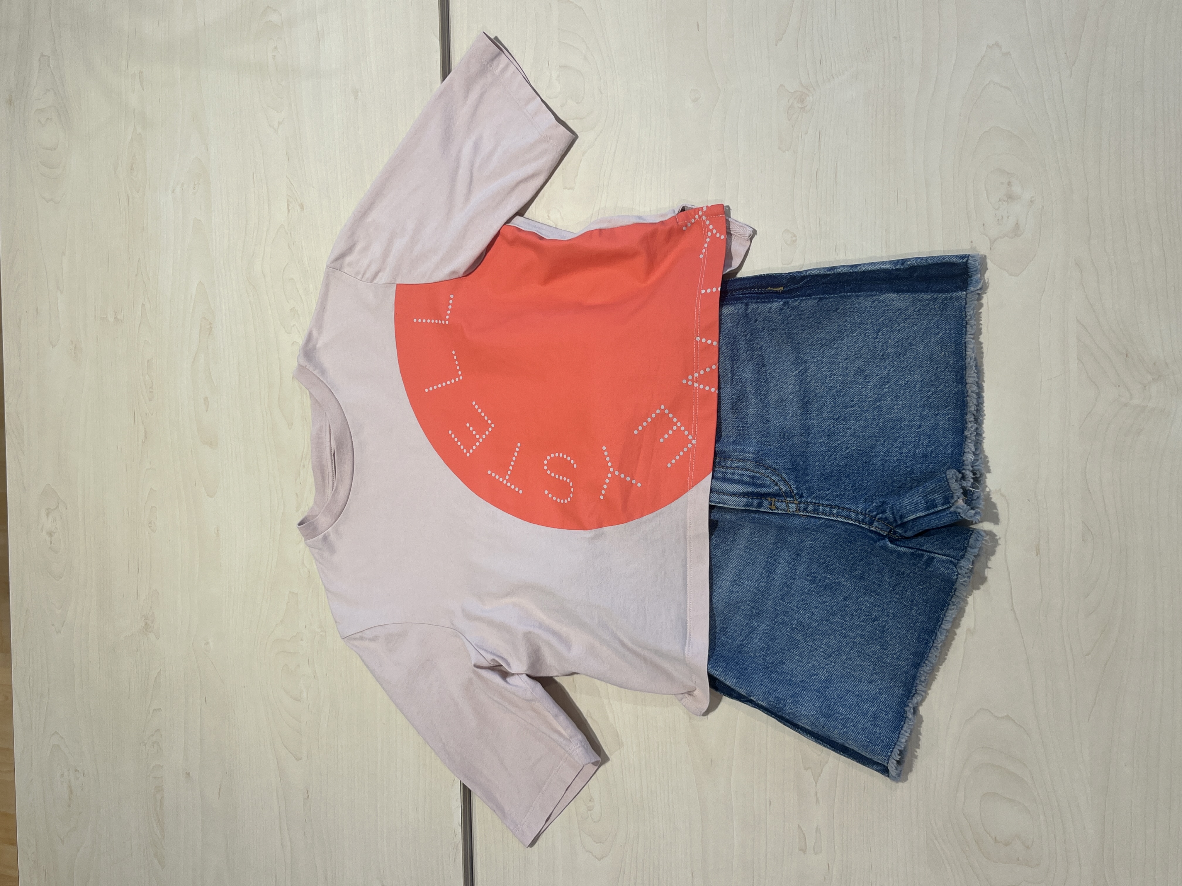 Stella McCartney t-shirt voor meisje van 8 jaar met maat 128